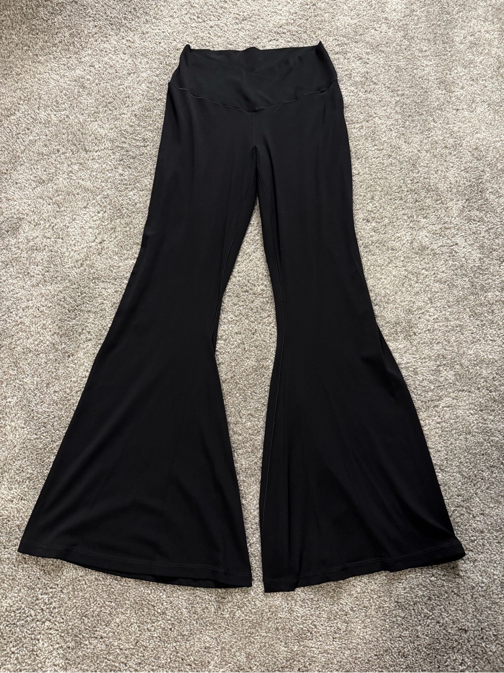 aerie Black High-Waist Flared Leggings